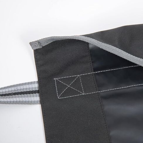 ShelterLogic 90418 20" Heavy-Duty Open Ended Water-Repellent Log Holder Firewood Carrier Bag, Black in Saudi Arabia