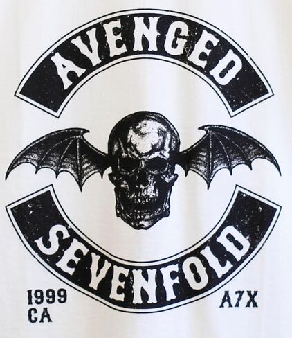 Avenged Sevenfold T-Shirt for Men & Women - Licensed Band Graphic T-Shirts by Rock Off in Saudi Arabia