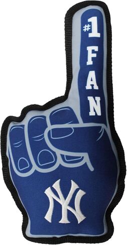 Pets First MLB Number ONE Fan Toy. Sports Dog Toy with Double Stitched Trim and Tough Nylon Material Filled with Chewable Polyfil and Inner Squeaker with Team Logo/Color in Saudi Arabia