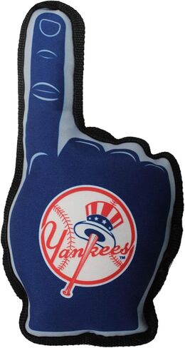 Pets First MLB Number ONE Fan Toy. Sports Dog Toy with Double Stitched Trim and Tough Nylon Material Filled with Chewable Polyfil and Inner Squeaker with Team Logo/Color in Saudi Arabia