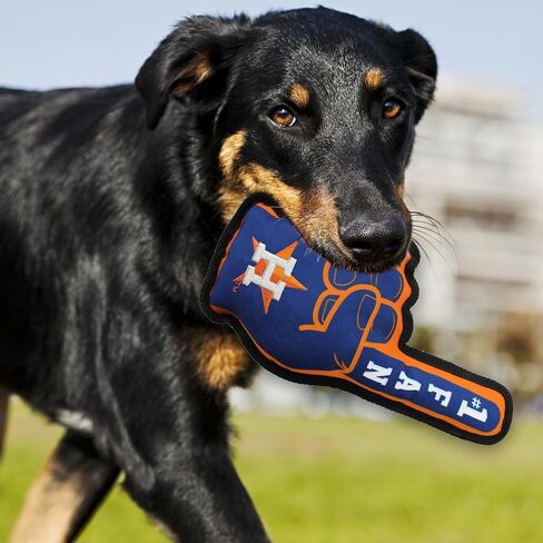 Pets First MLB Number ONE Fan Toy. Sports Dog Toy with Double Stitched Trim and Tough Nylon Material Filled with Chewable Polyfil and Inner Squeaker with Team Logo/Color in Saudi Arabia