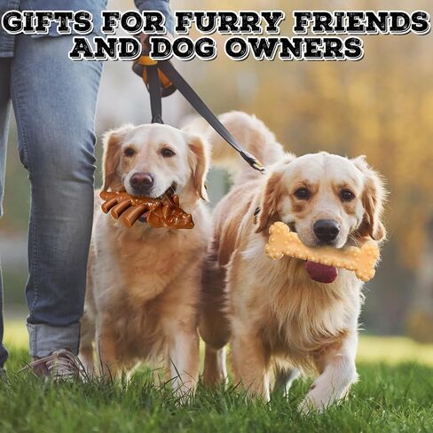 4 Pcs Indestructible Dog Toys for Aggressive Chewers Tough Beef Peanut Flavor Dog Chew Bone for Aggressive Chewers Durable Nylon Textured Chew Bones for Large Dogs Pets Teething, Dog Gift in Saudi Arabia