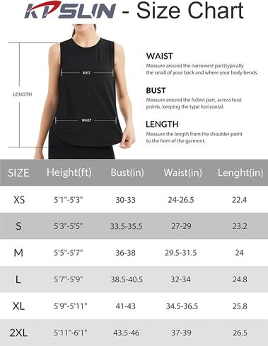 قمصان علوية للتمرين للسيدات خفيفة الوزن بدون أكمام وفضفاضة مناسبة لليوجا، قمصان رياضية للتمارين الرياضية للنساء in Kuwait