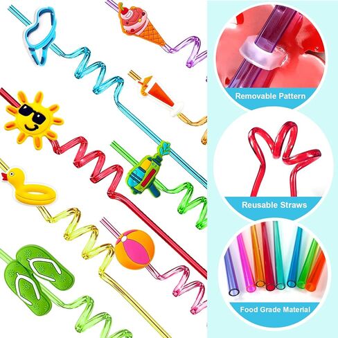 24 شفاطة للشرب على الشاطئ للأطفال، كرة الشاطئ، حمام السباحة، لوازم حفلات أعياد الميلاد الصيفية، ديكورات مفضلة مع 2 قطعة من فرش التنظيف in Kuwait