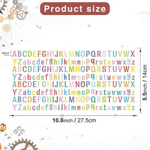 4160PCS Letter Stickers 20 Sheets Alphabet Stickers 0.5in Vinyl Self-Adhesive Number Alphabet Stickers, Mailbox Numbers Labels or Mailbox,Water Bottles,DIY,Business,Address Number(Multiple Colors) in Kuwait
