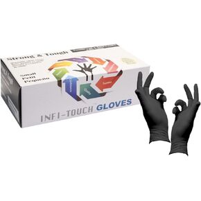 Disposable Gloves Non Sterile, Nitrile Gloves, Chemical Resistant, Powder-Free Gloves Pack of 100, 1000