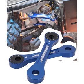 JFG RACING Motorcycle Adjustable Lowering Link Kit For DRZ400 2000-2004, DRZ400E 2000-2007, DRZ400S 2000-2024, DRZ400SM 2005-2024, RM125/250 1996-2000 Dirt Bike, BLUE