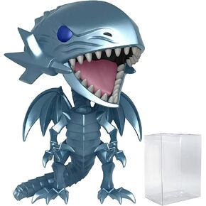 Yu-Gi-Oh! - Blue Eyes White Dragon Funko Pop! Vinyl Figure (Bundled with Compatible Pop Box Protector Case), Multicolored, 3.75 inches