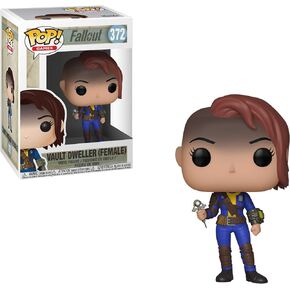 Funko Pop! Games: Fallout - Vault Dweller Female, Standard, Multicolor