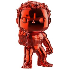 Funko Avengers Endgame POP! Marvel Hulk Exclusive Vinyl Figure #499 [Red Chrome]