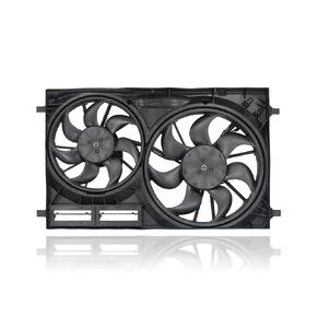 Dual Radiator and Condenser Fan Assembly - Cooling Direct Compatible/Replacement for FO3115211 15-19 Ford Transit Passenger/Cargo Van 3.5L Turbo/3.7L