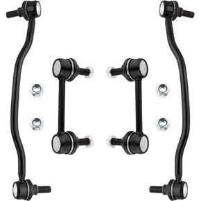 BOXI 4pcs Front & Rear Stabilizer Sway Bar End Link Kit Fit for Nissan Altima 2002 2003 2004 2005 2006 / for Nissan Maxima 2004 2005 2006 2007 2008 - Sedan 4-Door 2.5L 3.5L| K90352 K90353 K90684