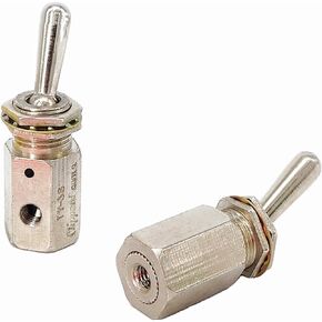 TV-3S Solenoid Air Valve Knob Toggle Value Switch Pneumatic Mechanical 3 Way Electric Knob Control
