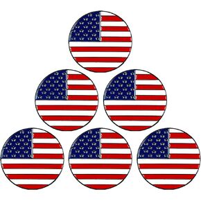 Golf Ball Markers for Men Women 10 Pack Assorted Patterns fits All Magnetic Golf Tools Alloy Mark
