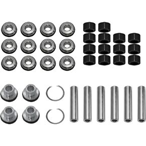 SuperATV Heavy Duty UHMW A Arm/Control Arm Bushing Kit for Polaris RZR XP Turbo / 4 Turbo (2016+) - Self Lubricating to Increase Bushing Life and Has Low Wear Characteristics