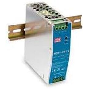 Mean Well NDR-120-48 Single Output Industrial DIN Rail Power Supply 240W 48V 2.5A, EN55022 Class B, Adjustable Output, Slim Metal case, Free air Cooling, 90~264Vac