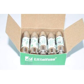 1- LITTELFUSE CCMR015.T FUSE, 15A, 600V, TIME DELAY CCMR-15