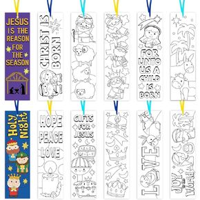 Haooryx 75 قطعة لون الإشارات المرجعية لحيوانات البحر الخاصة بك للأطفال تلوين الإشارات المرجعية الفارغة الإبداعية DIY كتاب علامة ورقة الفن لوازم الحرف اليدوية المعلمين الطلاب المتحمسين القراءة المرجعية بطاقات هدايا الحفلات in Kuwait