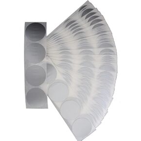 Scratch Off Sticker 1.5 inch Silver Round Labels for DIY Make Your Own Lottery Raffle Ticket Games My Scratch Offs (250 Pack)