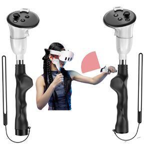 VRMASTER Controller Grip Extensions for Meta Quest 3 Gorilla Tag Long Arms Accessories Beat Saber Handles Innovative Ergonomic Secure Ideal for Intensive Gaming