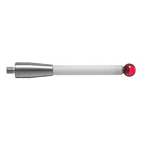Cmm Probe Tip for CMM Machine Tools Ceramic stem M4 Thread 5mm Diameter Ruby Ball 50mm Length A-5003-0235 (M4*D5*L50)