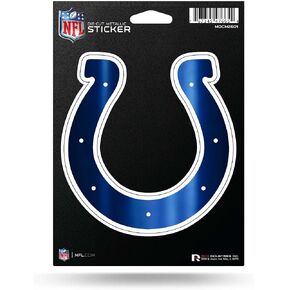 Rico Industries NFL Unisex-Adult Die Cut Metallic Sticker