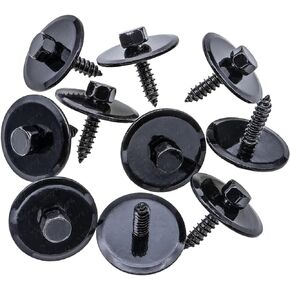 Rexka 10pcs Fender Liner Bumper Floor Pan Splash Sheet Metal Screw for Mercedes 201-990-05-36 W124 S124 W201 W202 W210 CL Class E Class SLK Class
