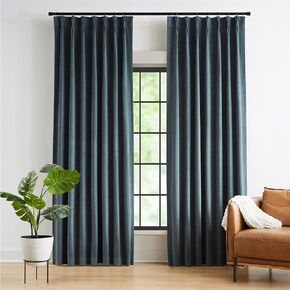 Kayne Studio Back Tab Velvet Pinch Pleated Curtains 90 Inch Long,Room Darkening Thermal Insulated Noise Reducing Window Treatments Drapes for Living Room, Mocha Tan,22 Hooks,2 Panels,38" x 90"