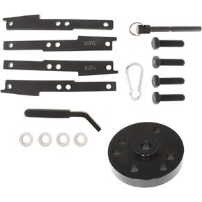 Cam Timing Tool Kit with Injector Cam Gear Puller and Crank Pin Replacement for Cummins ISX QSX Heavy Duty Steel 3163021 3163069 3163530