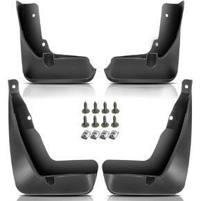 YHTAUTO Set of 4 Mud Flaps Splash Guards Accessories Replacement for Acura RDX 2019-2023 L4 2.0L Sport Utility, Front and Rear LH RH, Black