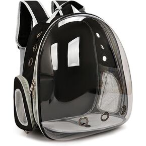 Cat Bubble Backpack Carrier for Small Medium Dogs Cats Carrying Bag, Airline Approved Pet Travel Carrying Bag Dog Hiking Walking Outdoor Backpack (Orange)