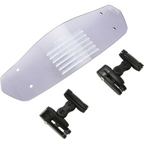 Puig 6375H Light Smoke 102x325mm Multi-Adjustable Clip-On Visor, One Size