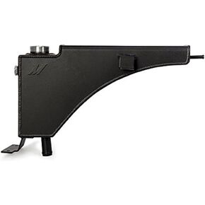 Mishimoto MMRT-F2D-99EMWBK Aluminum Degas Reservoir Tank Compatible With Ford 7.3 Powerstroke 1999-2003 Wrinkle Black