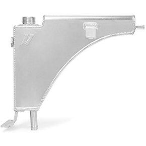 Mishimoto MMRT-F2D-99EMWBK Aluminum Degas Reservoir Tank Compatible With Ford 7.3 Powerstroke 1999-2003 Wrinkle Black
