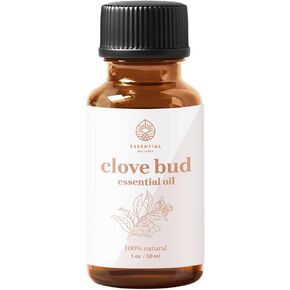Clove Bud Essential Oil by Essential Delights - Premium Grade Oils | for Aromatherapy, Soaps, Lotions, & Candles | Vegan & Cruelty-Free (1 Fl Oz, Clove Bud Oil)