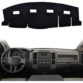 Dash Mat Cover Custom Interior Center Console Compatible with Dodge Ram 1500 2500 3500 Truck 2002 2003 2004 2005 Dashboard mat Covers Accessories (2002-2005)