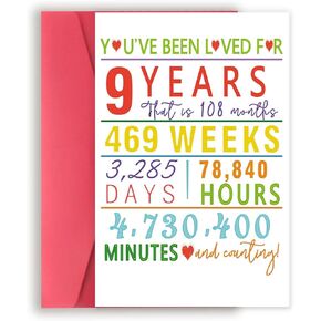 YiKaLus Happy 10th Birthday Card for Girl Boy, Ten Years Old Bday Gifts for Daughter Son, Funny 10th Birthday Decoration in Kuwait