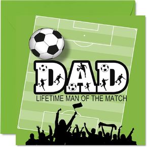 Gaming Fathers Day Cards for Dad Papa - The C.O.D Father - Cool Happy Fathers Day Card for Dad Papa from Son Daughter, 5.7 x 5.7 Inch Video Game Gamer Father's Day Greeting Cards Gift for Daddy Papa