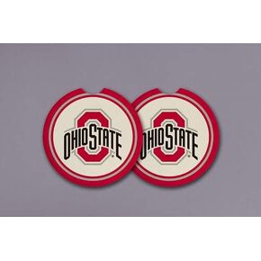 Magnolia Lane Ohio State University Car Coaster, 2.67-inch Length, Car Interior Accessories