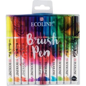 Ecoline WATERCLR Set 10/PKG, Multicolour, One Size