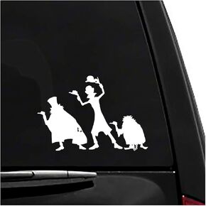 Hitchhiking Ghosts - Haunted Mansion - Vinyl Vehicle Sticker by Sticky Things
