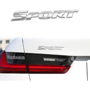 3D Sport Sticker Badge - Metal Styling Personalise Sport Emblem - Side Fender Rear Trunk Car Accessories Decoration Accessories (Black)