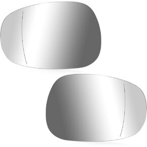 51167252893 Left & Right Side Heated Mirror Glass, Replacement for BMW 125i 128i 135i 135is 320i 323i 325i 328i 335d 335i xDrive 335is 2009 2010 2011 2012 2013，Replace 51167252894
