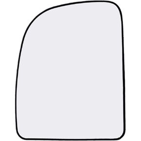 Driver Side Mirror Glass Assembly With Backing Plate Compatible with Ford E150 E250 E350 E450 Econoline Van, F250 F350 F450 Super Duty, Excursion (Upper Towing Mirrors)