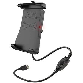 RAM MOUNTS Quick-Grip 15W Waterproof Wireless Charging Holder with Ball RAM-HOL-UN14WB-1