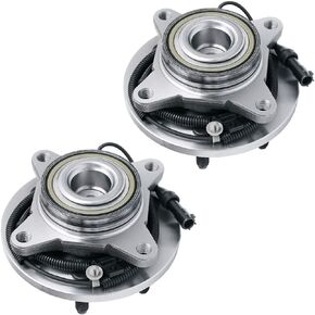 515117 x2 Front Wheel Hub and Bearing Assembly (6 Stud Hub,Fit RWD w/ABS) Compatible with 2009-2010 Fo-rd F-150 RWD (Not Fit Heavy Duty Package)