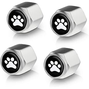St. Patrick's Day Tire Valve Stem Cap Cover - (4 Pc) Tire Air Cap Metal with Plastic Liner Corrosion Resistant Leak-Proof American Bald Eagle for Car Truck Motorcycle Bike