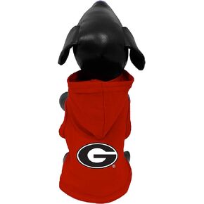 NCAA Georgia Bulldogs Collegiate Cotton Lycra Hooded Dog Shirt