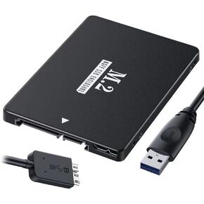 Xiwai 2.5inch SATA Micro USB 3.0 to NGFF B+M Key M.2 SSD Card Combo HDD Disk Drive Enclosure