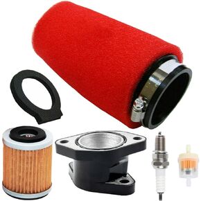 Air Oil Filter Tune Up Kit For Yamaha Warrior 350 YFM350 YFM350X 1987-2004 ATV Quad